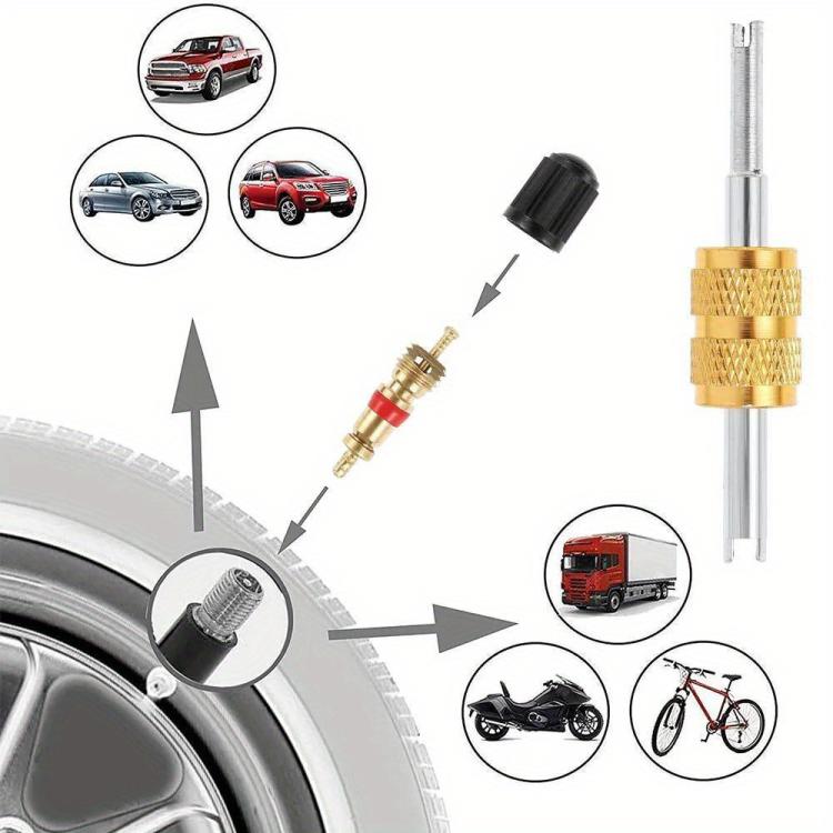 33pcs/Set Car Bicycle Tire Valve Core Installation Tool Repair Kit, Specifications: B - Maintenance tools by PMc TechLife | Online Shopping South Africa | PMc TechLife | Buy Now Pay Later Mobicred