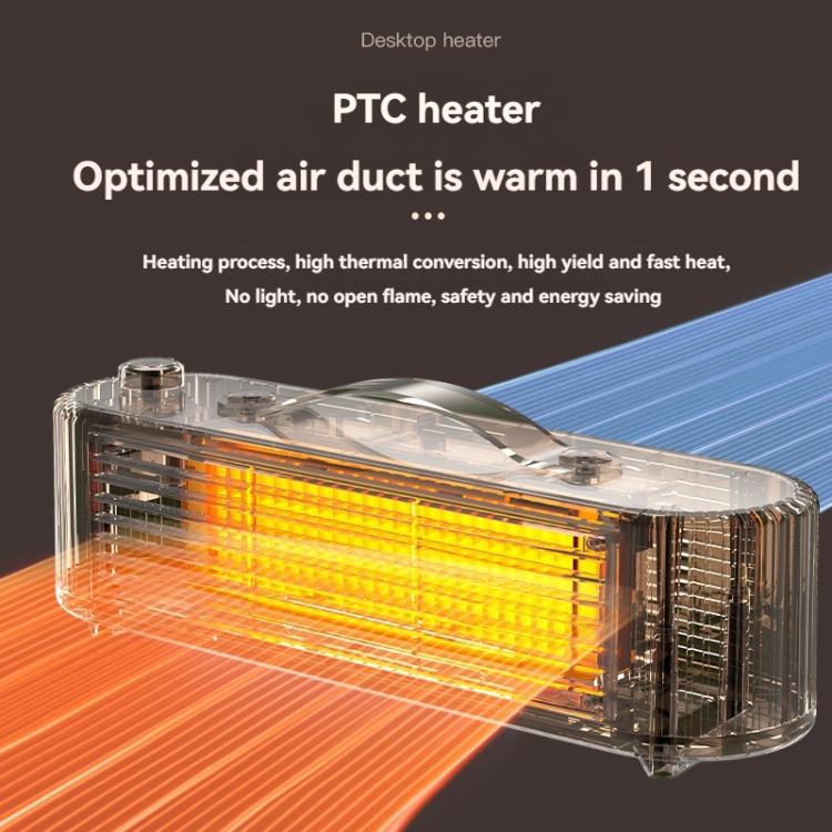 FS007 800W Home Desktop Heater Large Area PTC Heating Device, Spec: AU Plug(White) - Electric Heaters by PMC TechLife | Online Shopping South Africa | PMC TechLife | Buy Now Pay Later Mobicred