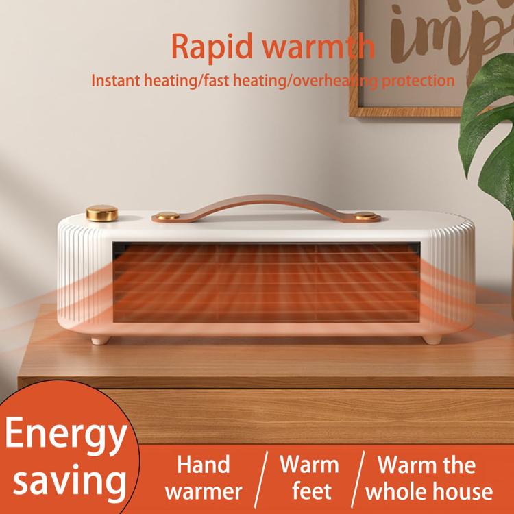 FS007 800W Home Desktop Heater Large Area PTC Heating Device, Spec: EU Plug(White) - Electric Heaters by PMC TechLife | Online Shopping South Africa | PMC TechLife | Buy Now Pay Later Mobicred