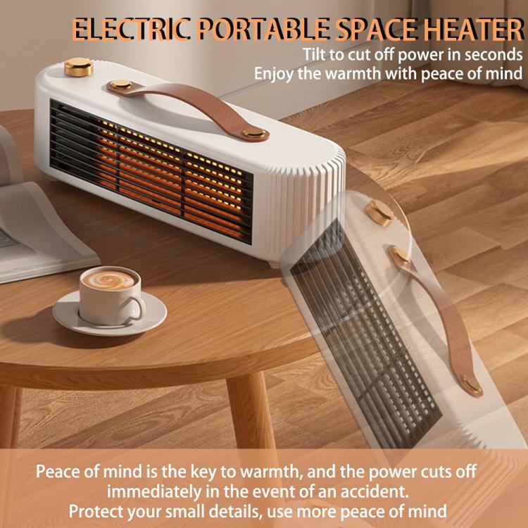 FS007 800W Home Desktop Heater Large Area PTC Heating Device, Spec: EU Plug(Green) - Electric Heaters by PMC TechLife | Online Shopping South Africa | PMC TechLife | Buy Now Pay Later Mobicred