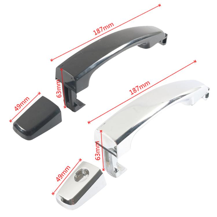 Car Door Outer Handle Accessories For Chevrolet Aveo, Model: Black 4pcs /Set - Door Handles by PMc TechLife | Online Shopping South Africa | PMc TechLife | Buy Now Pay Later Mobicred
