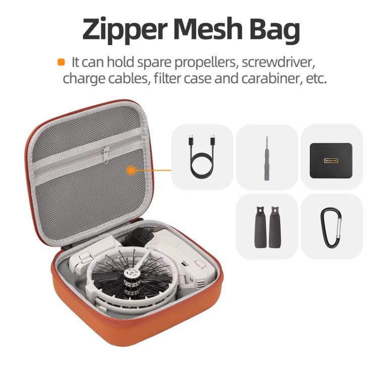 For DJI Flip Sunnylife FP-B957 Storage Bag Mini Vlog Aerial Camera Protective Case(Black) - free shipping - PMC TechLife - Order now!