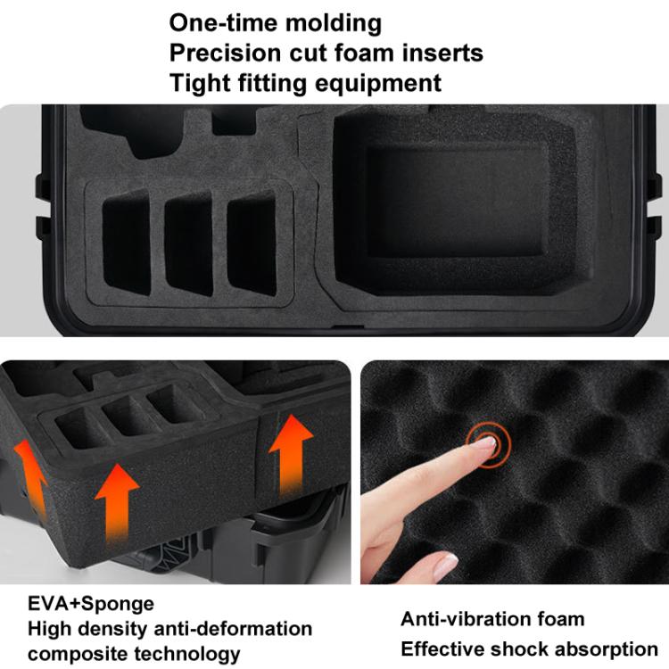 For DJI Flip CYNOVA FL-AQX-CY IP67 Waterproof Pressure And Shock Resistant Safety Case(Black) - free shipping - PMC TechLife - Order now!