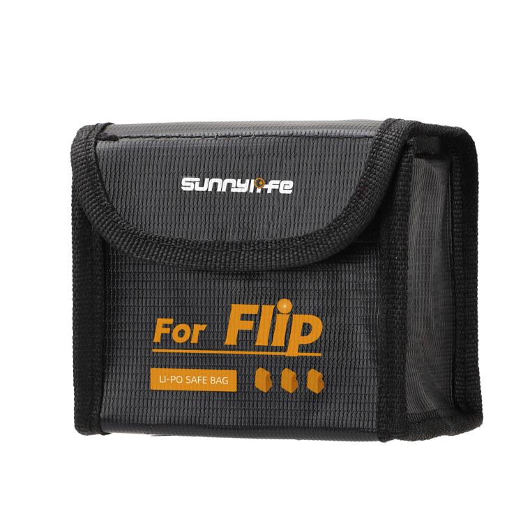 For DJI Flip Sunnylife Battery Explosion Proof Bag Li-ion Safety Storage Bag Flame Retardant Protective Bag Large (For 2 Batteries) - free shipping - PMC TechLife - Order now!
