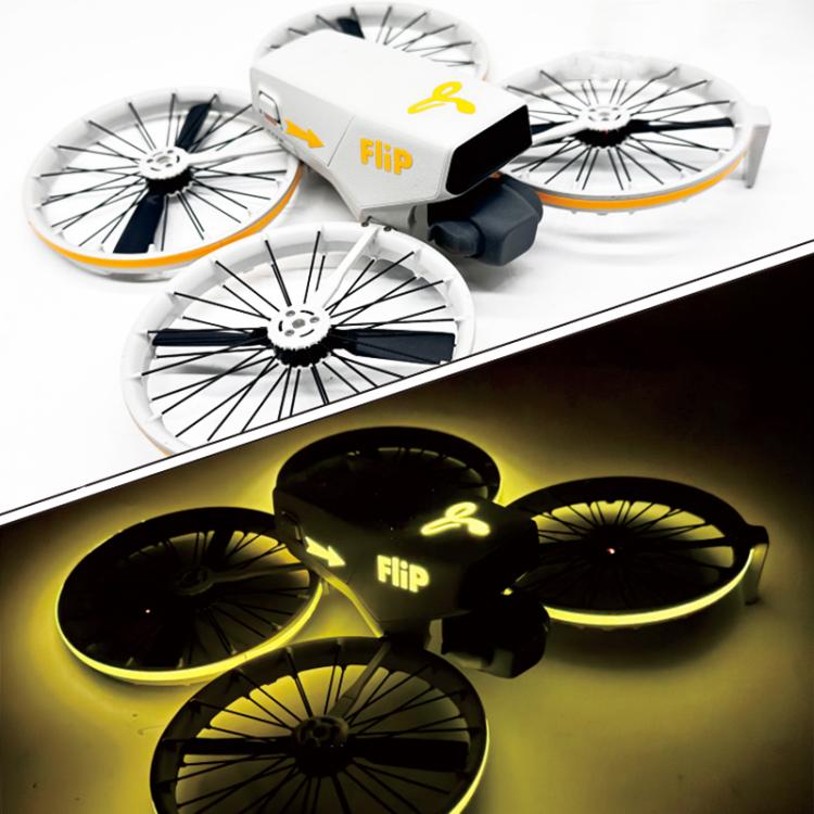 For DJI Flip CQT Drone Light Up Stickers Cool Fuselage Luminous Stickers(Yellow) - free shipping - PMC TechLife - Order now!