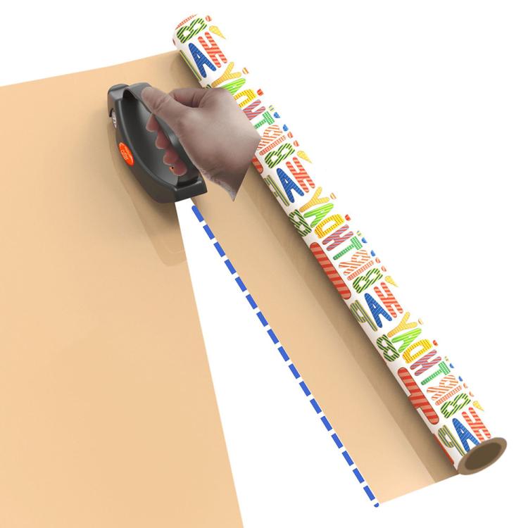 NBJ1 Roll Wrapping Paper Cutter with Handle Paper Cutter(Green) - Tools by PMc TechLife | Online Shopping South Africa | PMc TechLife | Buy Now Pay Later Mobicred