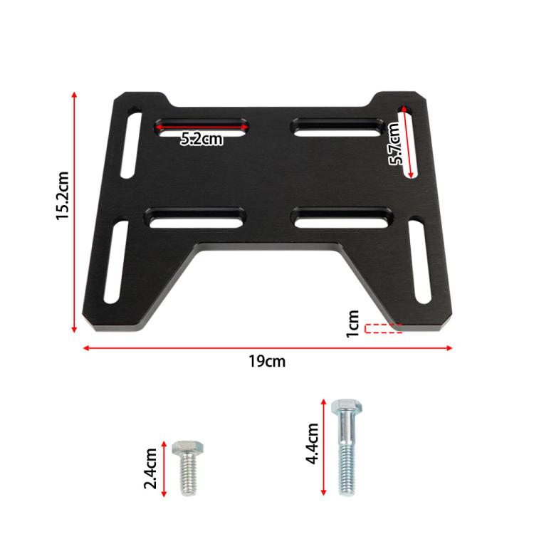 Motor Engine Mount Adapter DB30 Aluminum Bracket for Predator 212cc(Silver) - Engine Fittings by PMc TechLife | Online Shopping South Africa | PMc TechLife | Buy Now Pay Later Mobicred