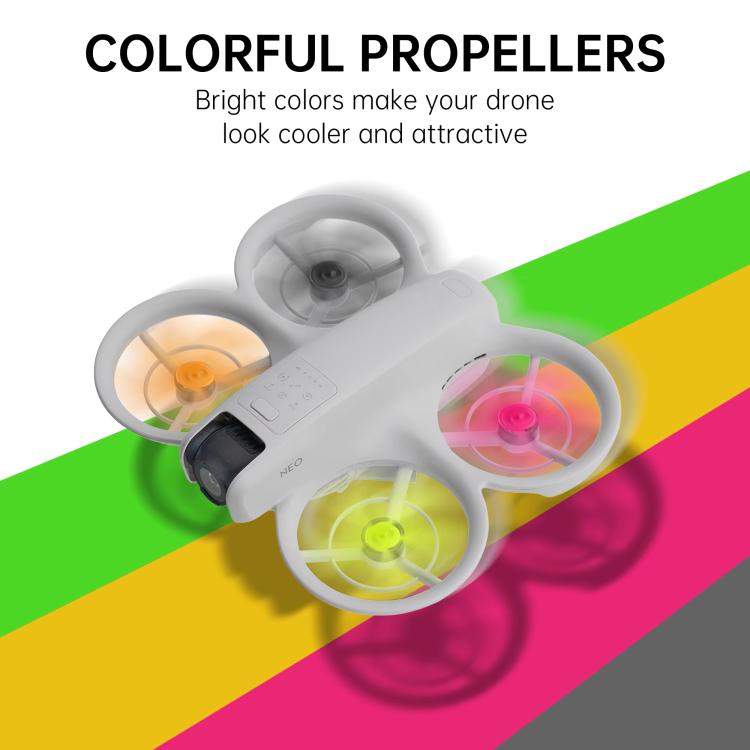1pair For DJI Neo RCSTQ Drone 5 Blade Paddle Quick Release Replacement Blade(Pink) - DIY Propeller by RCSTQ | Online Shopping South Africa | PMc TechLife | Buy Now Pay Later Mobicred
