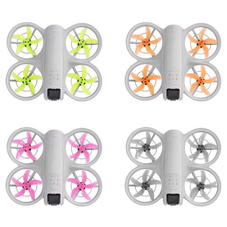 1pair For DJI Neo RCSTQ Drone 5 Blade Paddle Quick Release Replacement Blade(Pink) - DIY Propeller by RCSTQ | Online Shopping South Africa | PMc TechLife | Buy Now Pay Later Mobicred