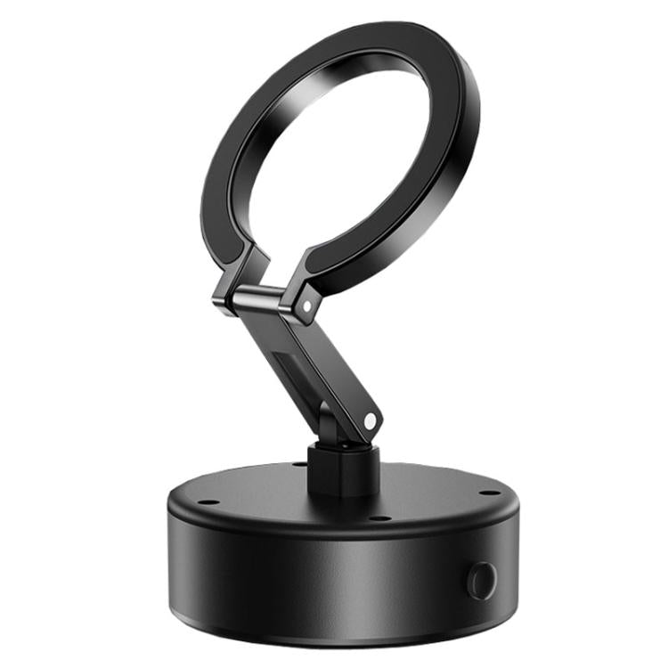 M17 Electrical Suction Cup Mobile Phone Car Holder Folding Rotating Magnetic Suction Navigation Stand(Black) - Universal Car Holders by PMc TechLife | Online Shopping South Africa | PMc TechLife | Buy Now Pay Later Mobicred
