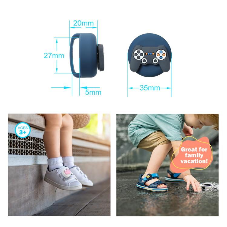 5pcs /Pack For Airtag Children Shoelace Fixed Locator Silicone Protective Cover(Rockets) - Other by PMc TechLife | Online Shopping South Africa | PMc TechLife | Buy Now Pay Later Mobicred