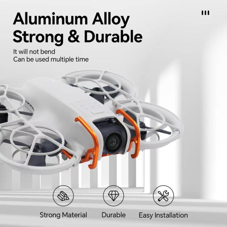 For DJI Neo RCSTQ Aluminum Alloy Crash Bar Convenient Quick Release Protective Stand(Orange) - free shipping - PMC TechLife - Order now!