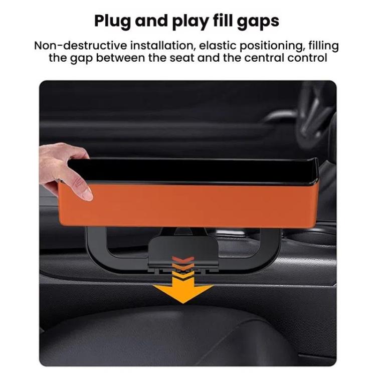 Car Seat Seam Storage Box Universal Car Seam Organizer Auto Accessories(Orange) - free shipping - PMc TechLife - Order now!