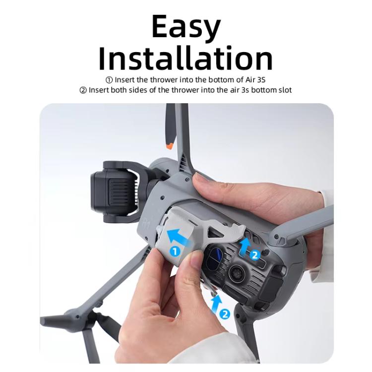 For DJI Air 3S RCSTQ Drone Air Thrower Transport Device(Thrower+Binding Line) - free shipping - PMC TechLife - Order now!