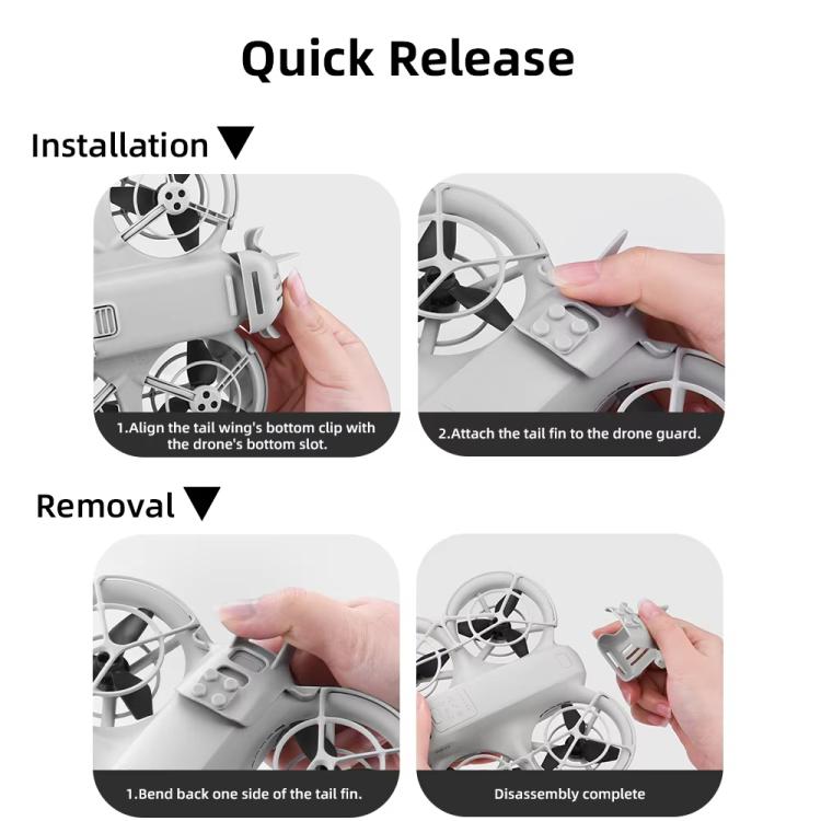 For DJI Neo BRDRC NEO025 Battery Removal Flight Tail Battery Anti-Disconnect Buckle(Gray) - free shipping - PMC TechLife - Order now!