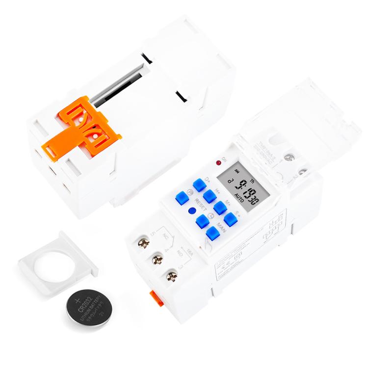 SINOTIMER TM919sA-2 220VAC 16A  1 Second Interval Programmable Digital Timer Switch 7 Days Auto ON OFF Din Rail Mounted - free shipping - PMc TechLife - Order now!
