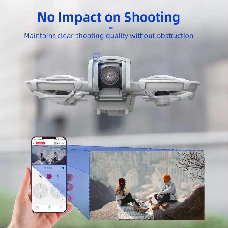 For DJI Neo BRDRC Metal Bumper Crash Bar Drone Gimbal Lens Protection Bracket Accessories(Silver) - free shipping - PMC TechLife - Order now!