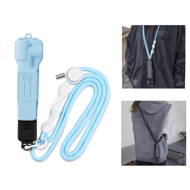 BRDRC Sport Camera Lanyard With 1/4 Inch Screw Anti-Lost Crossbody Lanyard(Pink Blue Green) - Camera Strap by BRDRC | Online Shopping South Africa | PMc TechLife | Buy Now Pay Later Mobicred