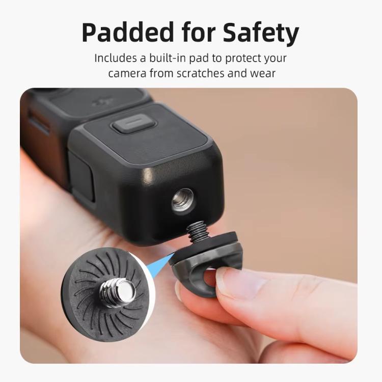 BRDRC Sport Camera Lanyard With 1/4 Inch Screw Anti-Lost Crossbody Lanyard(Light Blue Rope White Knot) - Camera Strap by BRDRC | Online Shopping South Africa | PMc TechLife | Buy Now Pay Later Mobicred