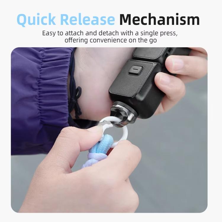 BRDRC Sport Camera Lanyard With 1/4 Inch Screw Anti-Lost Crossbody Lanyard(Pink Blue Green) - Camera Strap by BRDRC | Online Shopping South Africa | PMc TechLife | Buy Now Pay Later Mobicred