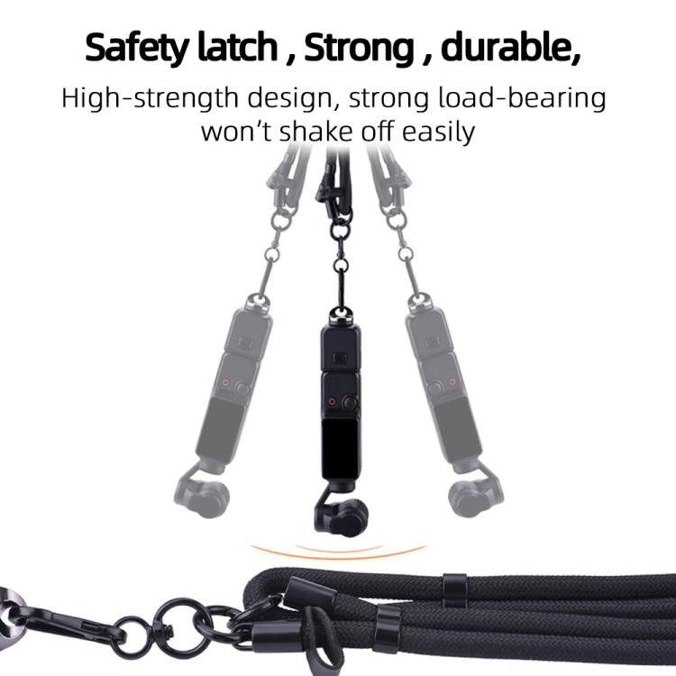 BRDRC Sport Camera Lanyard With 1/4 inch Screw Anti-Lost Crossbody Rope Accessory(Blue) - Camera Strap by BRDRC | Online Shopping South Africa | PMc TechLife | Buy Now Pay Later Mobicred