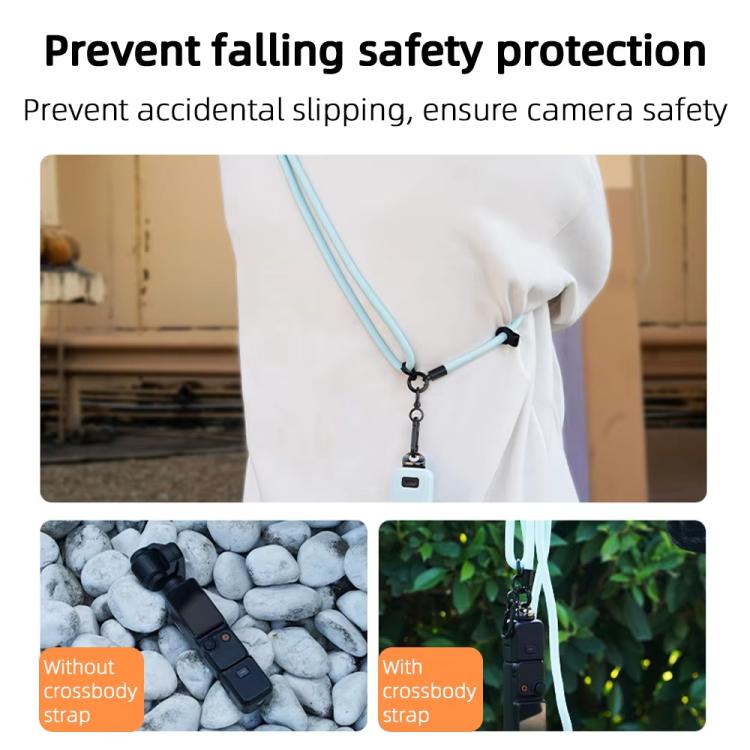 BRDRC Sport Camera Lanyard With 1/4 inch Screw Anti-Lost Crossbody Rope Accessory(Pink) - Camera Strap by BRDRC | Online Shopping South Africa | PMc TechLife | Buy Now Pay Later Mobicred