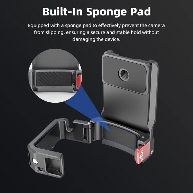 For DJI OSMO Pocket 3 BRDRC PO3005 Multi-functional Magnetic Base Expansion Back Clip Holder Adapter Bezel Accessory(Tarnish) - free shipping - PMC TechLife - Order now!