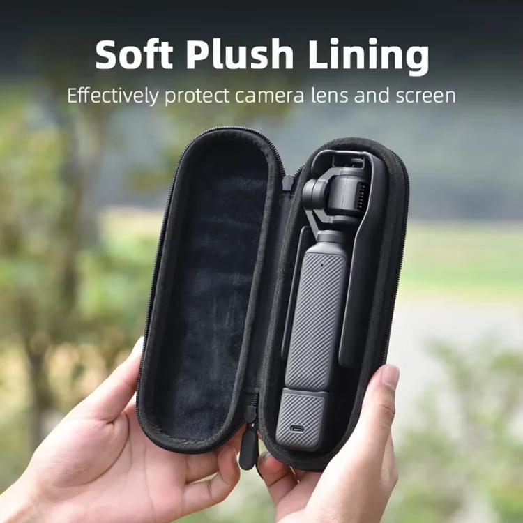 For DJI OSMO Pocket 3 BRDRC Storage Bag Standalone Handy Case Protective Pouch(PU Black) - free shipping - PMC TechLife - Order now!