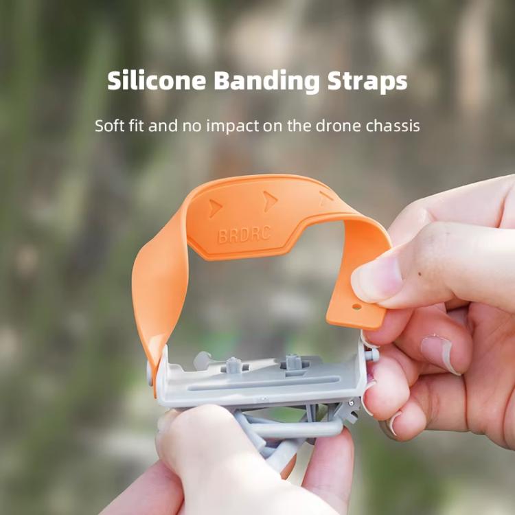 For DJI Mini 4 Pro BRDRC Booster Landing Gear Folding Strap Kickstand(Gray) - free shipping - PMc TechLife - Order now!