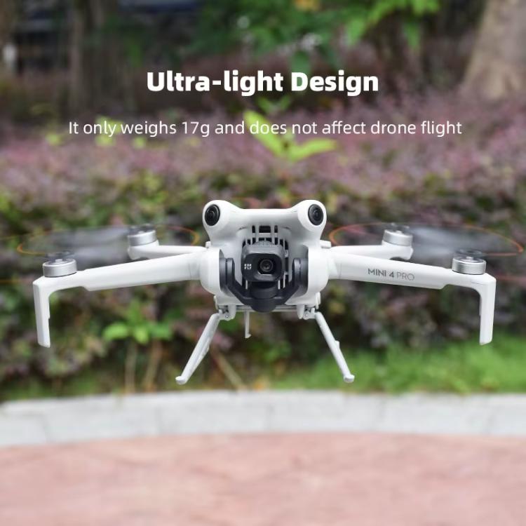 For DJI Mini 4 Pro BRDRC Booster Landing Gear Folding Strap Kickstand(Gray) - free shipping - PMc TechLife - Order now!