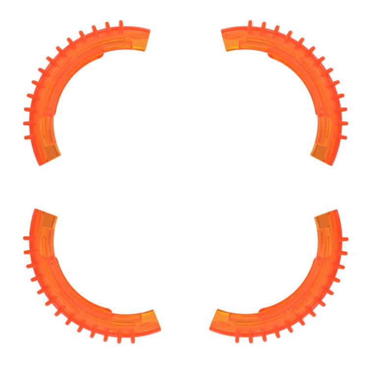For DJI Avata 2 BRDRC 4pcs Paddle Protection Bumper Rings(Orange) - free shipping - PMC TechLife - Order now!