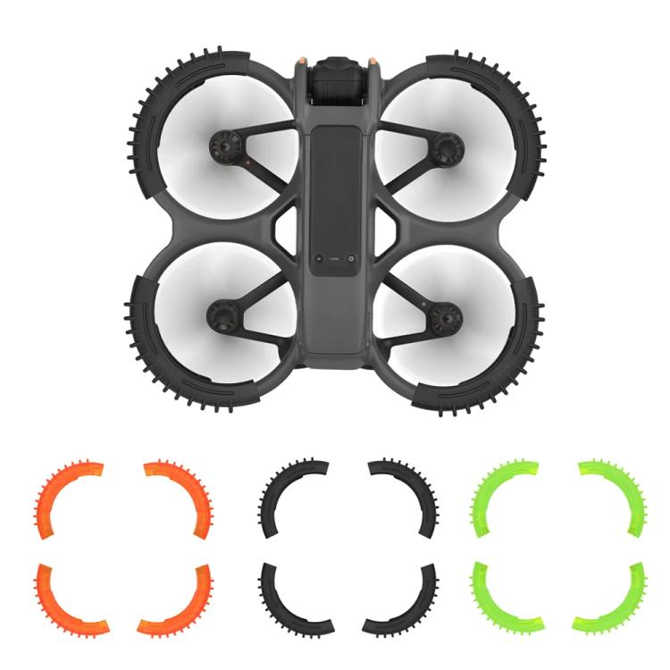 For DJI Avata 2 BRDRC 4pcs Paddle Protection Bumper Rings(Black) - free shipping - PMC TechLife - Order now!
