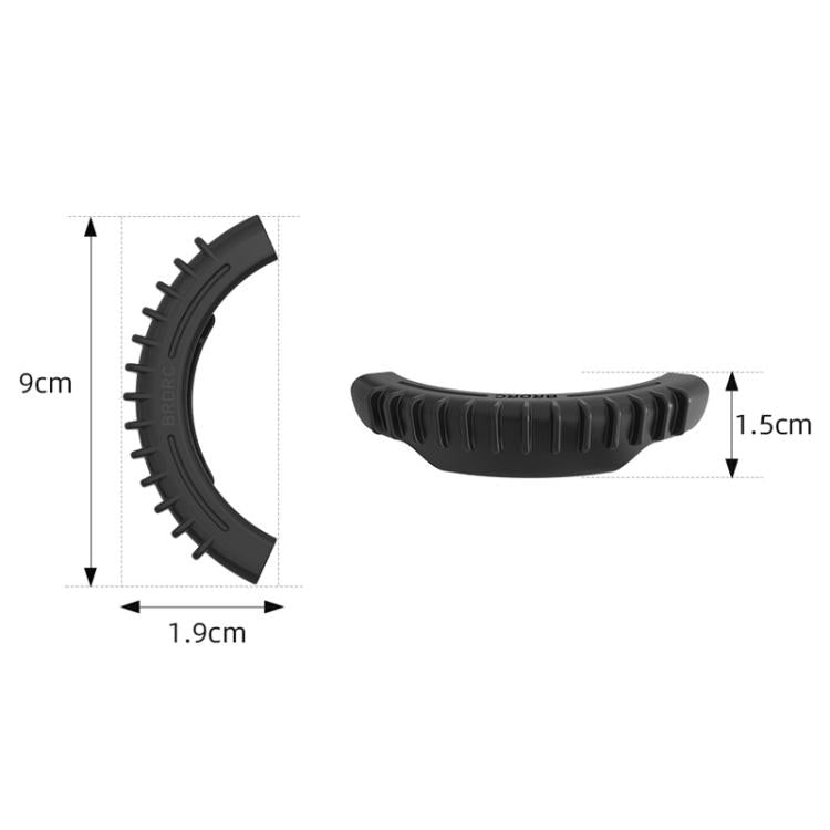 For DJI Avata 2 BRDRC 4pcs Paddle Protection Bumper Rings(Black) - free shipping - PMC TechLife - Order now!