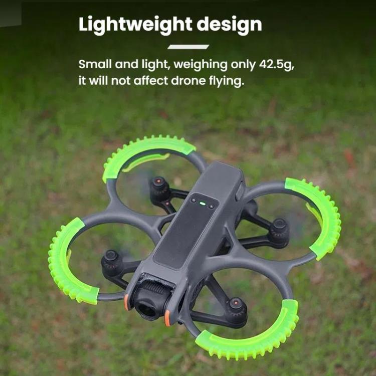 For DJI Avata 2 BRDRC 4pcs Paddle Protection Bumper Rings(Black) - free shipping - PMC TechLife - Order now!