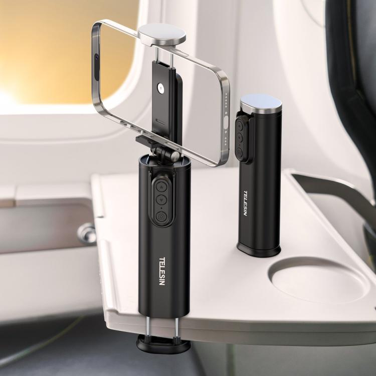 TELESIN P1-HSS-01 Clip Version 3 In 1 Cell Phone Holder Portable Desktop Fixed Bluetooth Remote Control Shooting Support Bracket - free shipping - PMc TechLife - Order now!