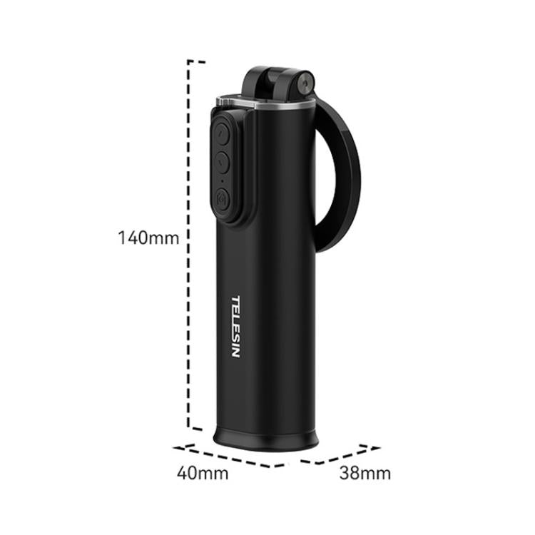 TELESIN P1-HSS-02 Magnet Version Remote Control Travel Photo Cell Phone Holder Desktop Fixed Lazy Magnetic Holder - Desktop Holder by TELESIN | Online Shopping South Africa | PMc TechLife | Buy Now Pay Later Mobicred