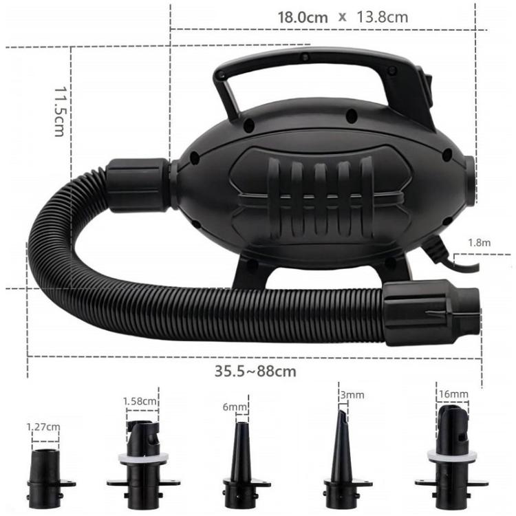 GLD-602 600W Home Brushed Mat High Power AC Electrical Inflatable Pump EU Plug - Inflatable Pump by PMc TechLife | Online Shopping South Africa | PMc TechLife | Buy Now Pay Later Mobicred
