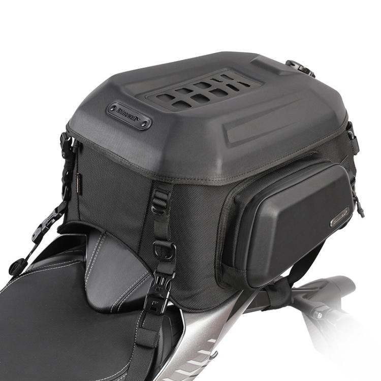 Rhinowalk MT2335 23L-35L Expandable Large-capacity EVA Hard Shell Motorcycle Tail Bag(Matt) - free shipping - PMc TechLife - Order now!