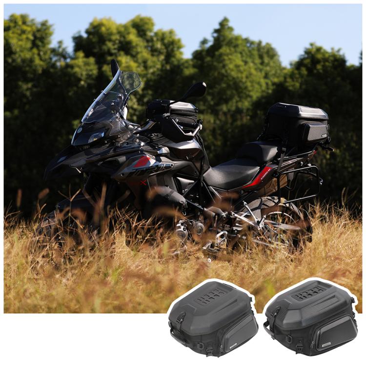 Rhinowalk MT2335 23L-35L Expandable Large-capacity EVA Hard Shell Motorcycle Tail Bag(Carbon Fiber) - free shipping - PMc TechLife - Order now!