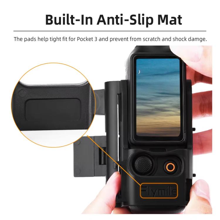 6pcs /Set For DJI Osmo Pocket 3 Flymile Magnetic Bracket Fixed Base Back Clip Adapter Bezel Accessories - free shipping - PMC TechLife - Order now!