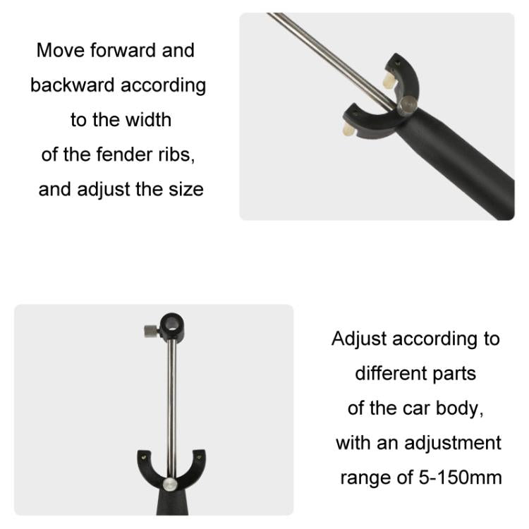Fender Parallel Marking Tool Automotive Sheet Metal Dent Repair Tool(Black) - Sheet Metal Tools by PMc TechLife | Online Shopping South Africa | PMc TechLife | Buy Now Pay Later Mobicred