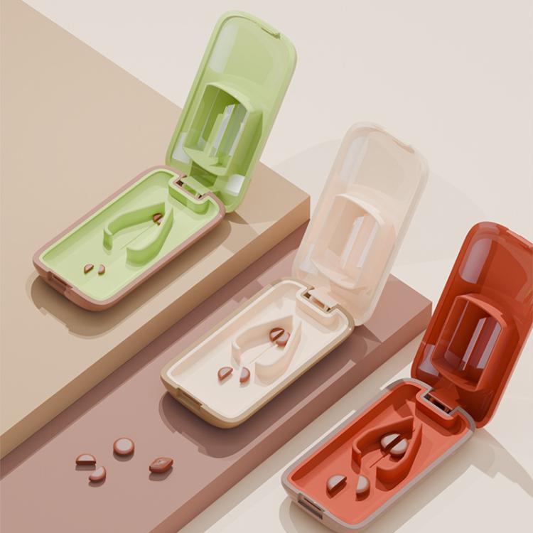 Lightweight Pill Cutter Box Portable Tablet Cutting Dispensing Pill Box(Matcha Green) - free shipping - PMC TechLife - Order now!