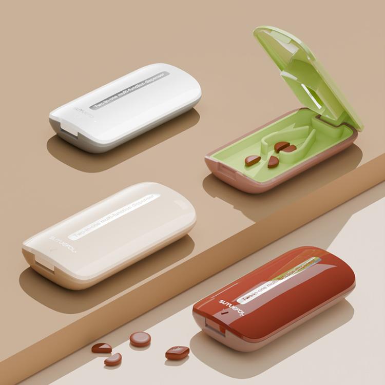 Lightweight Pill Cutter Box Portable Tablet Cutting Dispensing Pill Box(Matcha Green) - free shipping - PMC TechLife - Order now!