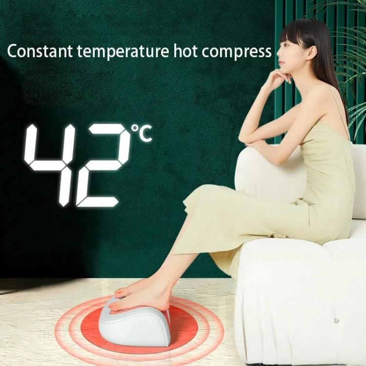 Z5 Dual-frequency Red Light Constant Temperature Hot Compress Foot Massager, Spec: EU Plug(Light Green) - free shipping - PMC TechLife - Order now!