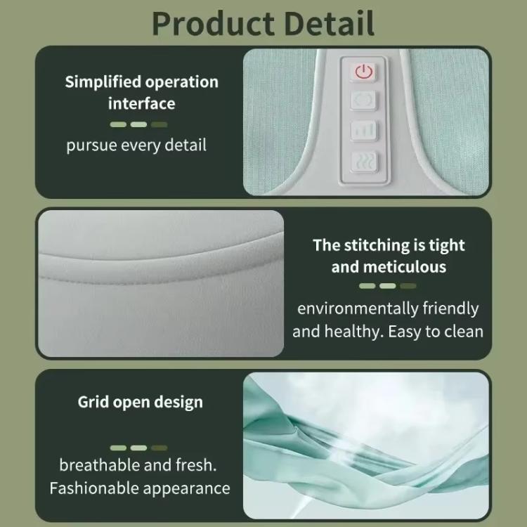 Z5 Dual-frequency Red Light Constant Temperature Hot Compress Foot Massager, Spec: UK Plug(Light Green) - free shipping - PMC TechLife - Order now!