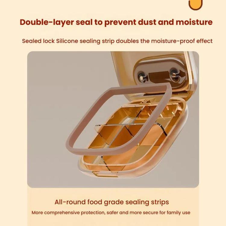 Portable Pill Box Dispenser Sealed Large Capacity Seven Days a Week Medication Organizer, Color: 4 Grids Gray - free shipping - PMC TechLife - Order now!