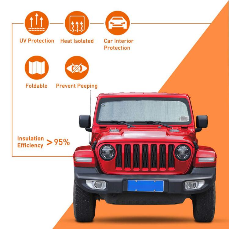 For Jeep Wrangler JL After 2018 ������������������������������(Black+Silver) - Window Foils & Solar Protection by PMc TechLife | Online Shopping South Africa | PMc TechLife | Buy Now Pay Later Mobicred