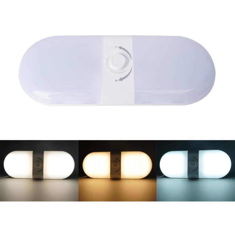 12-24V RV Light 180 LEDs 3-Color Temperature Dimmable Roof Light FC02 - free shipping - PMc TechLife - Order now!