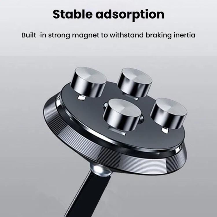 Magnetic Phone Mini Sun Protection Umbrella Parasol Diameter 9.4 inch, Metal Hose 8.3 inch(Black) - Universal Car Holders by PMc TechLife | Online Shopping South Africa | PMc TechLife | Buy Now Pay Later Mobicred