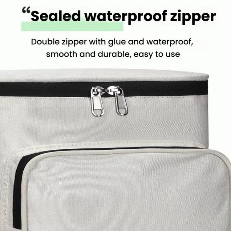 Electrical Motorcycle Waterproof Rear Backrest Hanging Bag Large Capacity Helmet Storage Bag(White) - Bags & Luggages by PMc TechLife | Online Shopping South Africa | PMc TechLife | Buy Now Pay Later Mobicred